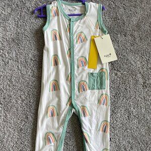 NWT KYTE BABY Retired Wasabi Rainbow Snap Romper 18-24M